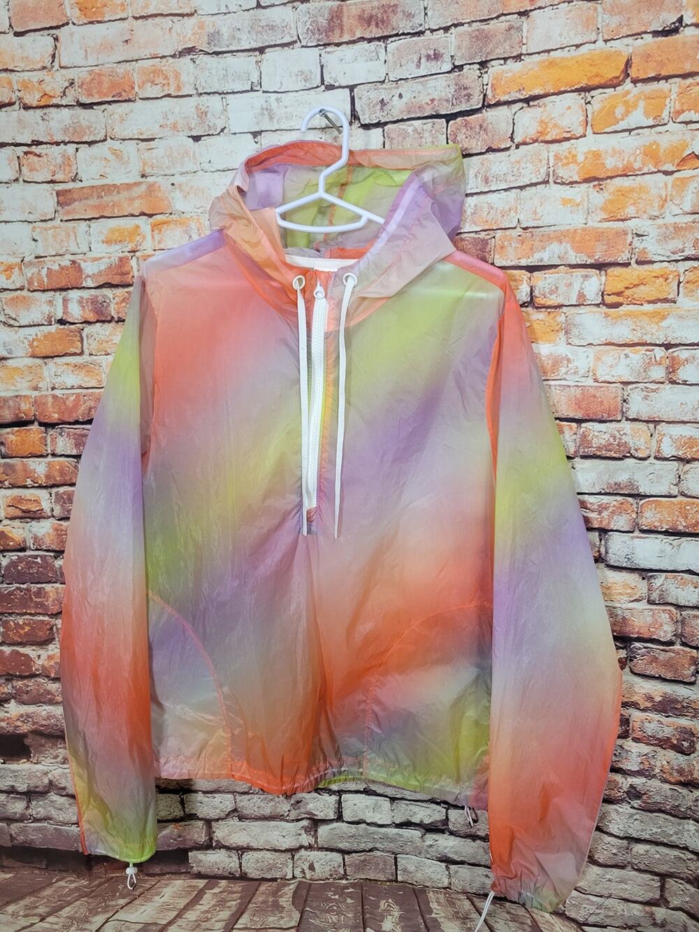 Victoria's Secret Sport Women's Tie Dye Zip Up Jacket Size M Multicolor